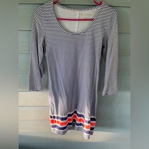 Lilly Pulitzer blue, orange and white dress XS